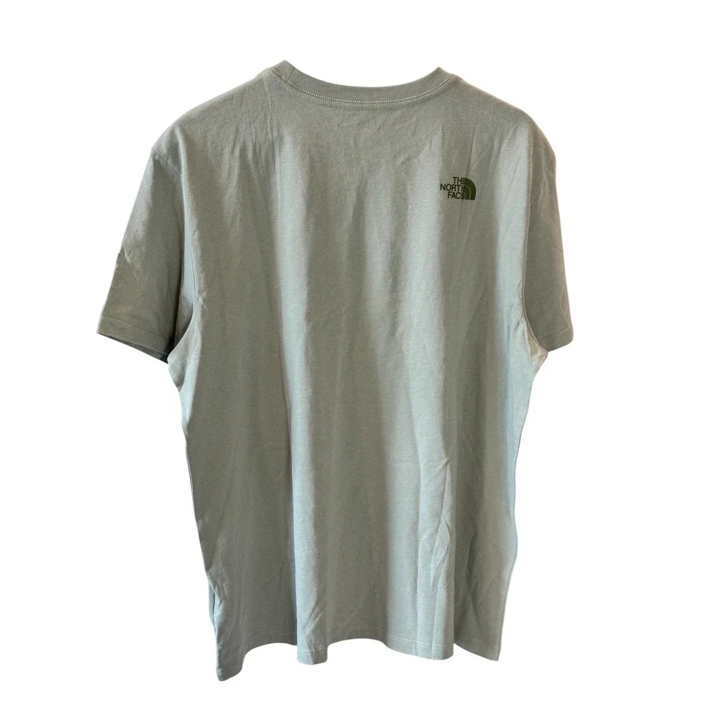 The North Face Womens Relaxed Fit Logo T-Shirt Sage Green Small NWT - Picture 2 of 9